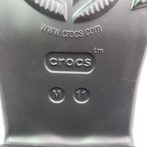 Crocs Siren Studded Clog Mens Sz 11 Womens Sz 13 Black Platform Clog Shoes main image 2